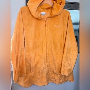 Columbia Warm Orange Fleece Jacket
